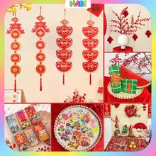 Tổng Hợp Phụ Kiện Trang Trí Tết 2026 - Decor Tết Năm Mới Bính Ngọ Lì Xì, Đèn Lồng, Thẻ Treo, Liễn Quạt, Keo Nến  TET