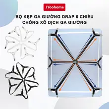 Kẹp Ga Giường 6 Chiều 12 Chân Chống Xê Dịch Drap JYoohome Kẹp Cố Định Ga Giường Làm Phẳng Đệm