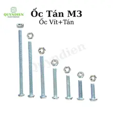 Ốc vít tán 3ly thân M3 dài 1cm/1.2cm/1.5cm/2cm/3cm/4cm/5cm-Linhkien HD