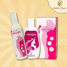 Dung dịch vệ sinh phụ nữ AmiGyno Camisept Làm sạch dịu nhẹ, khử mùi (Che tinh tế)
