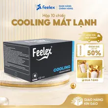 Bao cao su truyền nhiệt lạnh Feelex Cool siêu mỏng trơn đem lại cảm giác mới lạ, nhiều gel