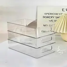 Khay đựng Mỹ Phẩm, Khay Xếp Chồng/khay Chia Bằng Nhựa Acrylic Trong Suốt Khay đựng Dụng Cụ Học Tập Khẩu Trang, Chìa Khoá