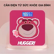 Cân điện tử sức khỏe hình lợn hồng dễ thương, dùng pin tiện lợi, đo chính xác 180kg