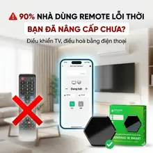Điều khiển điều hòa, TV bằng điện thoại – Tắt từ xa, hẹn giờ, không cần remote Hunonic IR Smart Pro