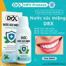 Nước Súc Miệng Họng DRX Giúp Hỗ Trợ Làm Sạch, Khử Mùi, Bảo Vệ Răng Miệng - 250ml