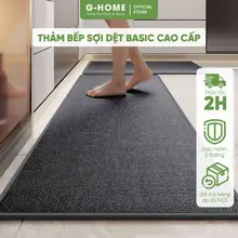 Thảm lau chân nhà bếp sợi dệt 3 lớp GHOME thảm bếp lau chân chống trơn trượt thấm hút nước TB2602