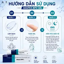 Kem Chấm Mụn Đầu Đen Adapex BPO Adapalene 20gram Kem giảm mụn trứng cá an toàn hiệu quả chính hãng