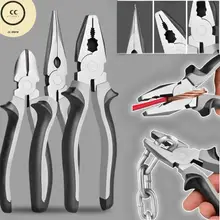 Kìm cắt dây điện 6/8 inch Kìm bằng tay tiết kiệm lao động bán buôn kìm mũi phẳng,kìm đa năng cao cấp