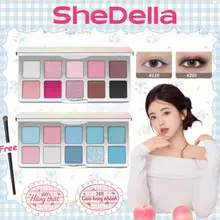 Shedella Bảng Phấn Mắt Dream Color 10 Ô Màu Xinh Xắn Màu Đẹp Nhũ Lì Bền Màu Dễ Makeup