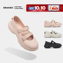 Giày Búp Bê Thể Thao Shondo Ballet Sneaker Nữ Dreamie Đế Cao 4cm Tôn Dáng Nhiều Màu