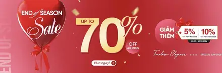 VERA End of Season Sale – Giảm Đến 70% Toàn Bộ Sản Phẩm