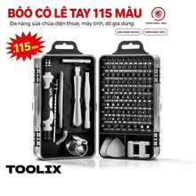 Bộ Tua Vít Đa Năng 115 Trong 1 Sửa Chữa Điện Thoại, Máy Tính Và Đồng Hồ