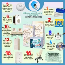 [CHƯƠNG TRÌNH MỚI] Tã/bỉm quần dán Gooby Premium size M32/L28/XL26/XXL24 chống tràn hiệu quả cho bé từ 6-24kg MECAHEO