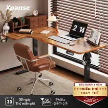 Xpanse L-W7 Bàn nâng hạ thông minh – thiết kế góc chữ L tiên phong, bàn làm việc, bàn gaming, bàn học sinh viên