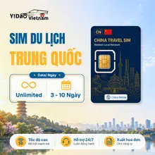 Sim Trung Quốc 3-10 Ngày 5G, Sim Du Lịch Trung Quốc Vật Lý, Dễ Cài Đặt, Hỗ Trợ Suốt Chuyến Đi