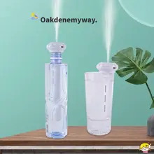 Máy tạo độ ẩm không khí USB OAKDENEMYWAY, Đèn LED khuếch tán tinh dầu siêu âm, Đèn Mini lãng mạn Anion Aroma Máy lọc ô tô ô tô