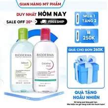 Nước Tẩy Trang Bioderma Crealine H2O 500ml Dịu Nhẹ Cho Mọi Loại Da