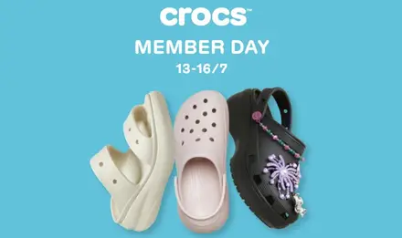 Crocs Member Day – Đồng Giá Từ 770K Chỉ 4 Ngày
