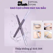 [39k Combo 3 Cái] Dao Cạo Lông Mày Hai Đầu Mi Crush - Dao Tỉa Lông Mày, Ria Mép, Lông Mặt Tiện Lợi Dễ Sử Dụng