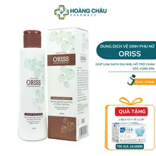 Dung Dịch Vệ Sinh Phụ Nữ Oriss – Giúp Làm Sạch Dịu Nhẹ, Hỗ Trợ Chăm Sóc Vùng Kín, Chai 150ml
