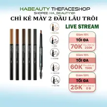 Chì kẻ mày chống trôi trang điểm chân mày lông mày The Face Shop fmgt Brow Lasting Proof Pencil Ex 0.2g