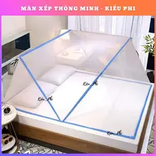 Màn mùng ngủ chống muỗi có thể gập lại tự động thông minh, phù hợp với người lớn và trẻ em, có nhiều kích cỡ để lựa chọn