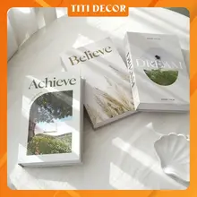 [Mẫu 2026] Sách decor trang trí bàn làm việc mô hình sách decor chụp ảnh sản phẩm trang trí kệ sách