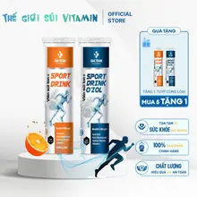 Viên sủi thể thao C 500 Ion+ Sport Drink thể thao giúp bù nước, bù điện giải (Tuýp 20v)