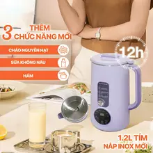 Máy làm sữa hạt mini 0.8- 1.2L 1.8L máy nấu sữa đâu nành đa năng tiếng Việt