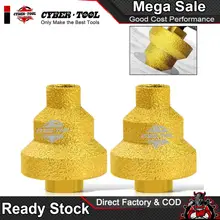 20-35-50mm Kim Cương Chamfer Mũi Khoan Góc Máy Mài Cưa M10 Chủ Đề Để Phóng Lớn Đá Cẩm Thạch Ngói Masoning Sứ Bê Tông
