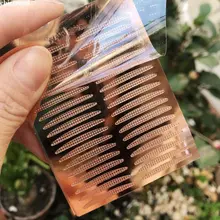 🌟chic🌟Kích mí trong suốt Hàn Quốc siêu dính cắt sẵn 36 miếng một tấm kích mí tròn đều dễ dàng