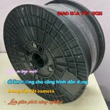 Cuộn cáp quang 1FO 1000m, dùng làm mạng wifi, camera, giàn phơi nông nghiệp bền chắc