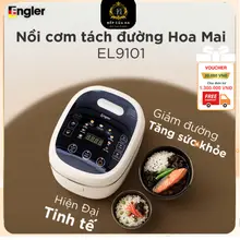 Nồi cơm điện tách đường Engler Đức EL9101 Dung Tích 1.4L- Nồi Cơm Điện Tử Đa Năng Dễ Thao Tác Tốt Sức Khỏe BH 12T