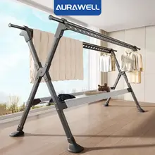 Giàn Phơi Quần Áo Thông Minh AURAWELL Chất liệu hợp kim nhôm, Chiều dài có thể điều chỉnh