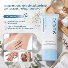 Caumos - Kem khử mùi không cồn, Kiềm mồ hôi giúp da khô thoáng,khử mùi, giảm tiết mồ hôi, không ố vàng.