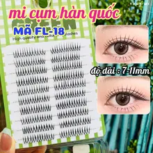 Mi Giả Hàn Quốc Đậm FL18 Độ Dài 7-11mm GREEN Thủy Mi