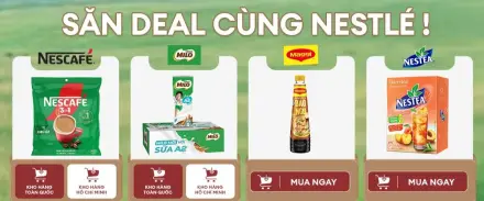 Lazada Nestlé Day 23/5 – Thực Phẩm & Combo FMCG Giá Tốt