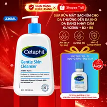 Sữa rửa mặt dịu lành cho da nhạy cảm CETAPHIL GENTLE SKIN CLEANSER 236ML
