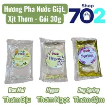 Hương Liệu / Tinh Chất Thơm Đậm Đặc Pha Nước Giặt, Xả Vải, Lau Sàn Gói 30g
