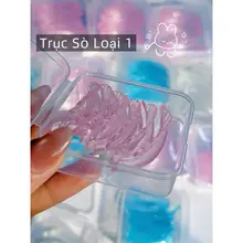 Trục Uốn Mi Vỏ Sò Loại 1, Siêu Dính,Độ Cong C, Silicon Mềm Dẻo, 5cặp
