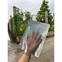 LẺ - 1 kg  -“Túi zipper 65k”  “1 mặt BẠC, 1 mặt trong, cửa sổ” đáy đứng ( nếu có lỗi nhẹ hoan hỉ)