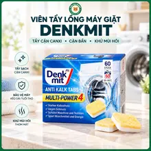 Viên tẩy lồng máy giặt Denkmit Anti - Kalk- Tabs 60 viên, viên tẩy lồng giặt