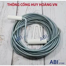 THÔNG CỐNG 3M, 5M, 7M, 10M, 12M HUY HOÀNG VIỆT NAM, DÂY THÔNG TẮC LÒ XO VỆ SINH ỐNG NƯỚC, BỒN CẦU GIÁ RẺ