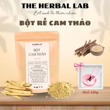 [THE HERBAL LAB] Bột Cam thảo nguyên chất + tặng bộ dụng cụ đắp mặt