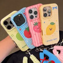 Dễ Thương Trái Cây Chanh Cà Chua Vỏ Điện Thoại Tương Thích Với iPhone 17 16 15 14 13 12 11 Pro Max X Xr Xs Max