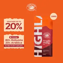 Cà Phê Rang Xay Highlands 200g