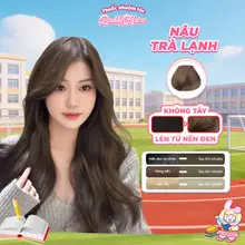Thuốc nhuộm tóc Nâu Trà Lạnh không cần dùng Thuốc tẩy tóc Buddyhairs, Buddy.hairs, Buddyhair