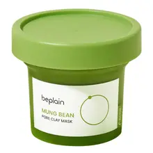 Mặt Nạ Đất Sét Beplain Đậu Xanh Mung Bean Pore Clay Mask Kiềm Dầu,Giảm Mụn, Sáng Da 120ml Chính Hãng
