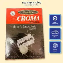 (Loại Rẻ) Sỉ Hộp 200 Lưỡi Dao Lam CROMA Nhập Khẩu Đức