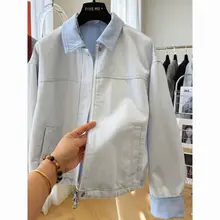 [ HÀNG SẴN] Áo Khoác Denim Nữ Unisex Form Rộng Trẻ Trung Phong Cách Hàn Quốc
